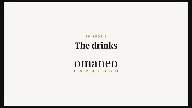 Episode 9: The drinks