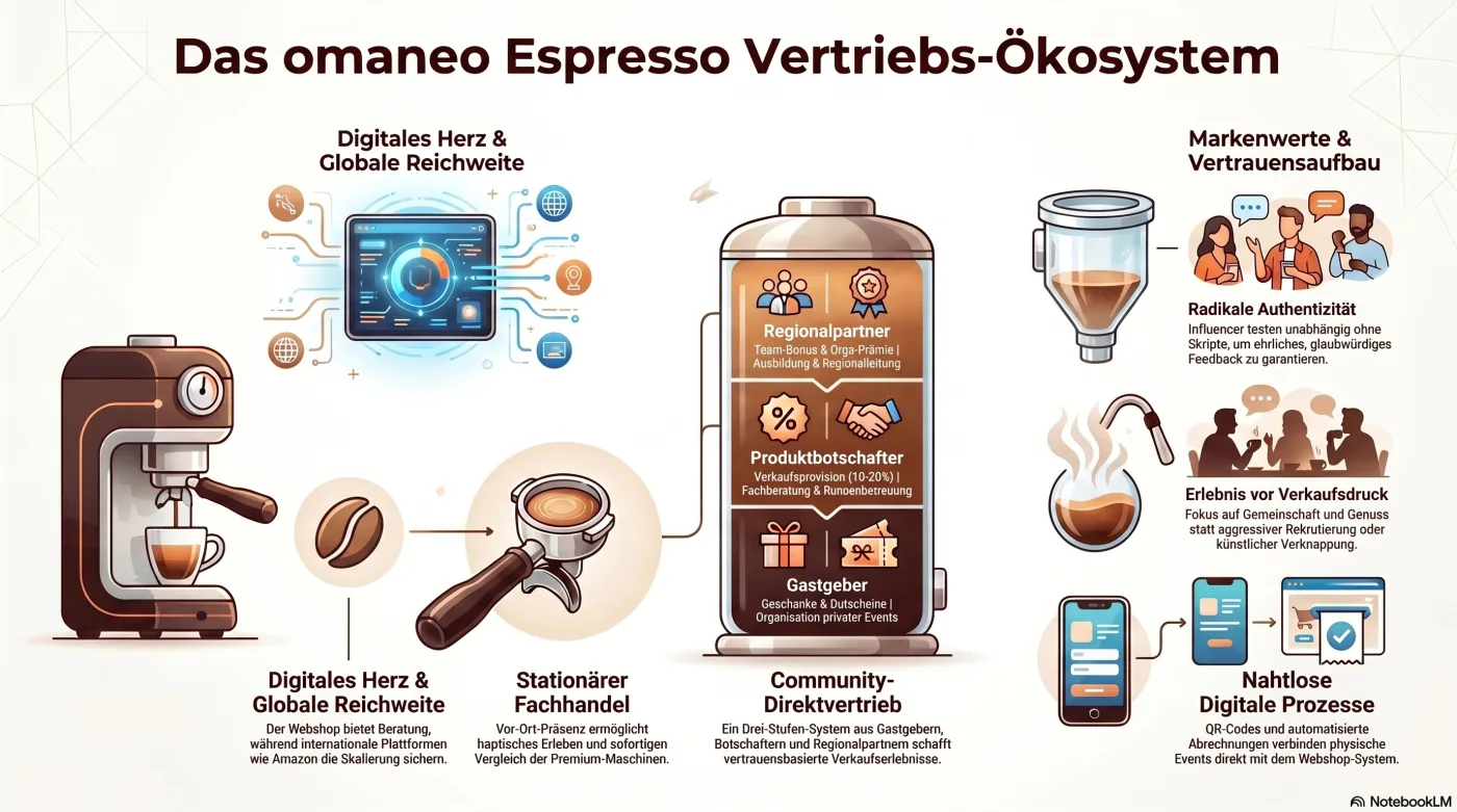 Das omaneo Espresso Vertriebs-Ökosystem — Teil 1