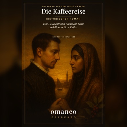 Die Kaffeereise — Umschlag, deutsch