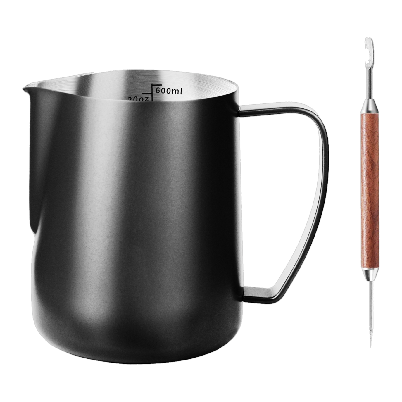 Milchkännchen 600 ml in schwarz