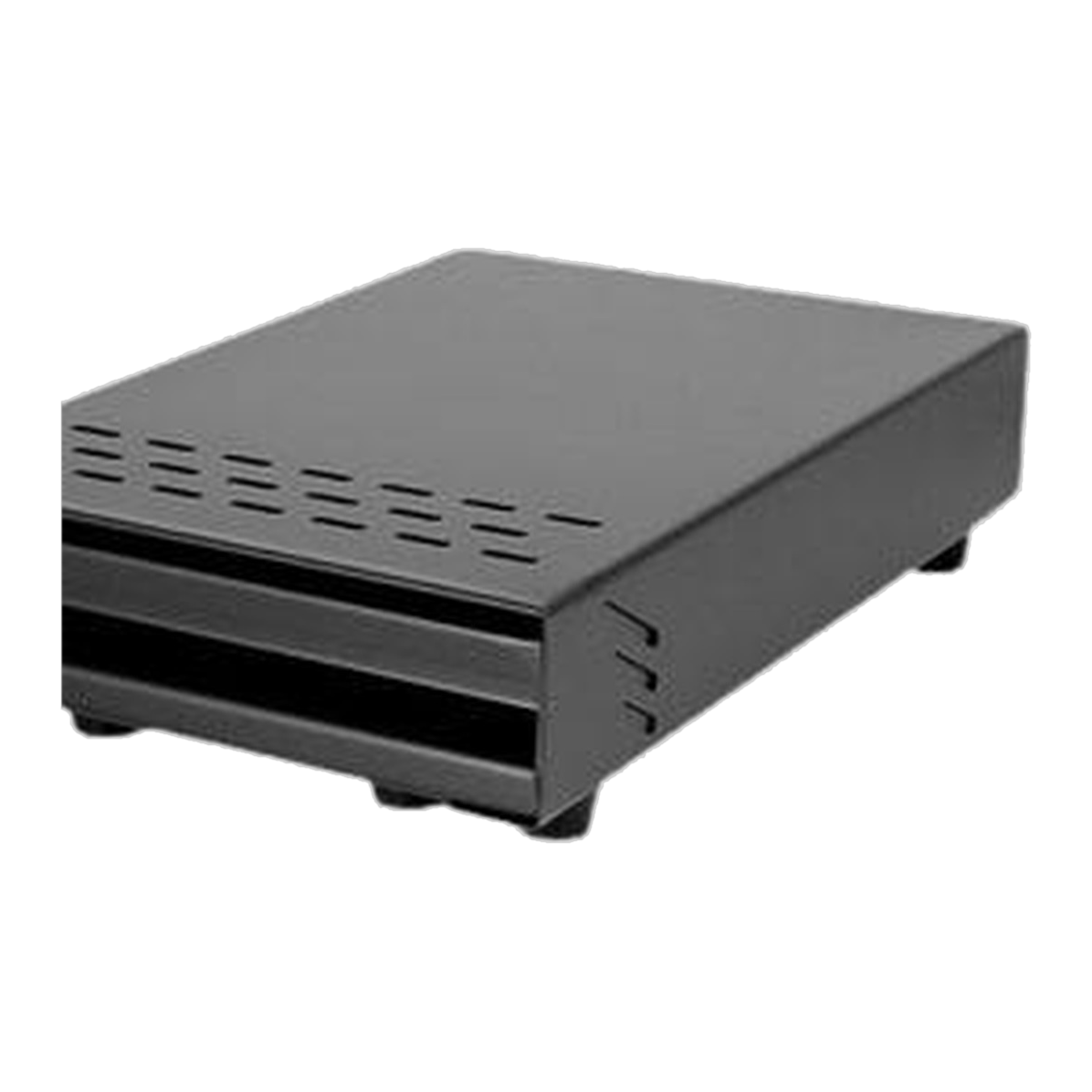 Knock box in black
