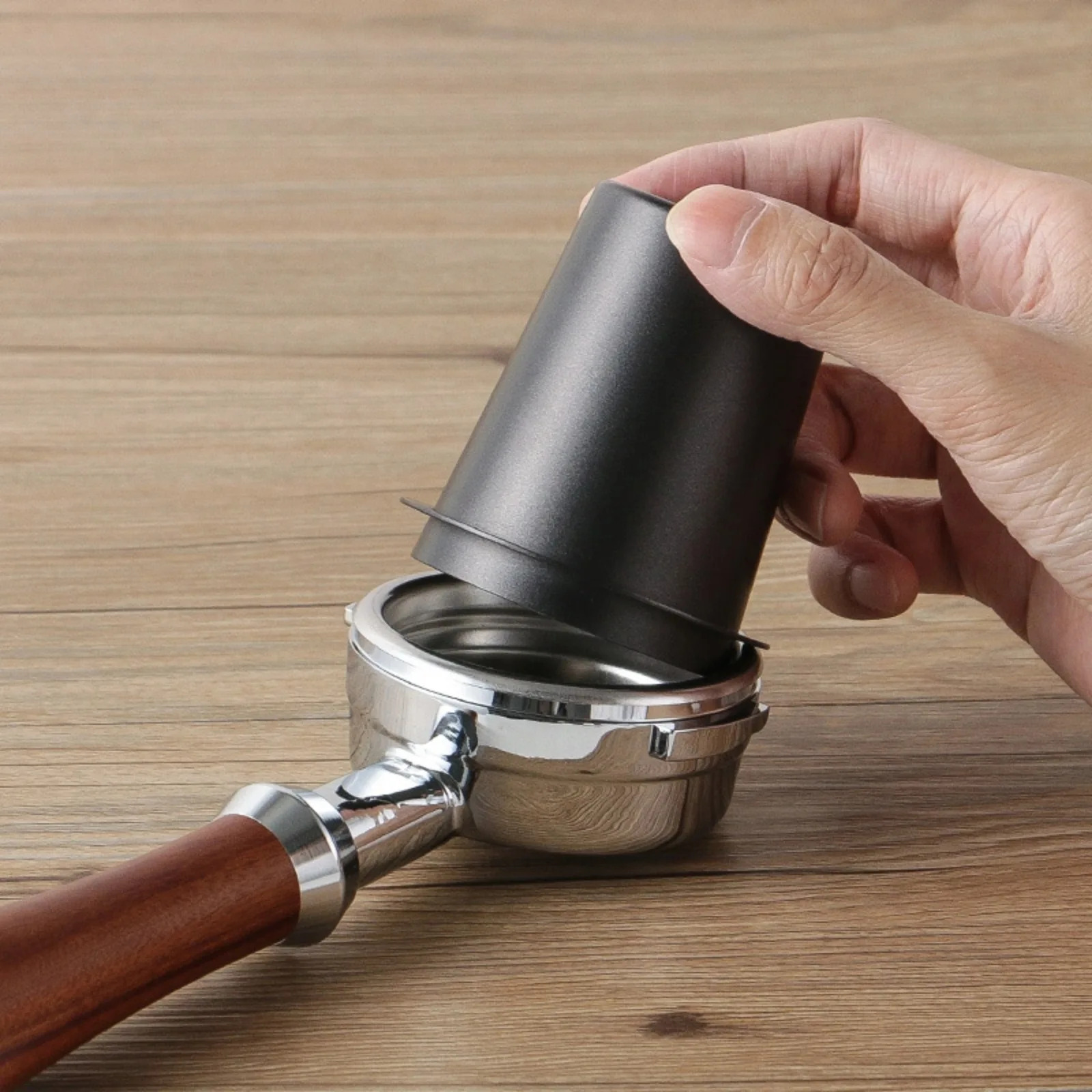 Dosiertasse Edelstahl · 58 mm – Bild 3
