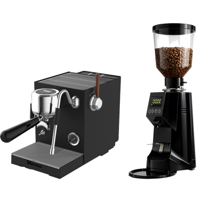 omaneo Espresso-Set · GUDRUN + Mühle CG5005 (schwarz)