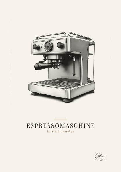 Poster · Espressomaschine