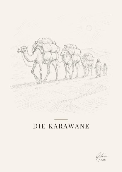 Poster · Die Karawane