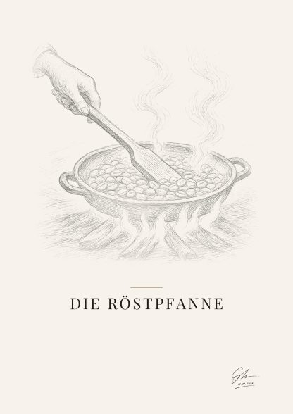 Poster · Die Röstpfanne