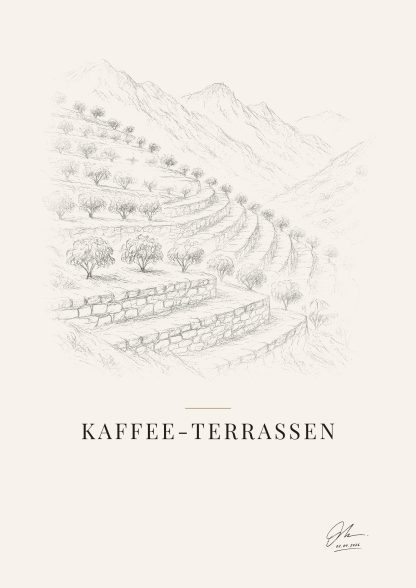 Poster · Kaffee-Terrassen