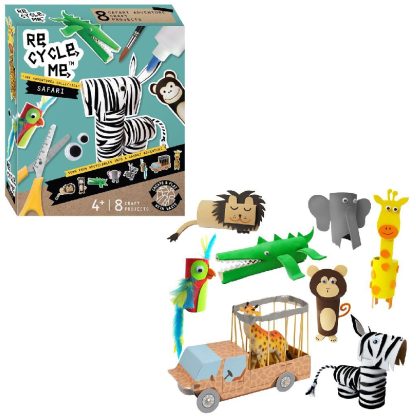 Bastelset Safari · aus Verpackungsresten