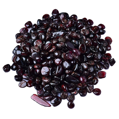 Granat · Trommelsteine, 240 g, 7–9 mm