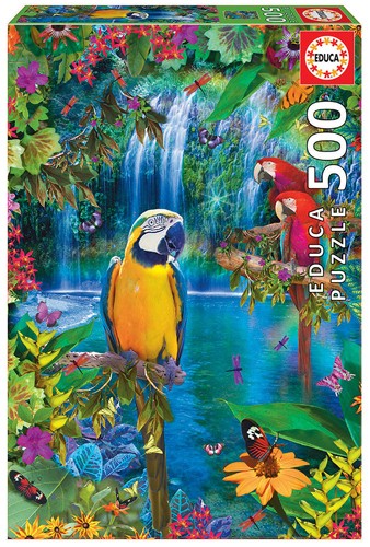Educa Puzzle 9215512 – Bird Tropical Land – 500 Teile Puzzle