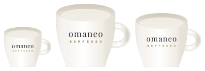 omaneo Tassen-Set — alle drei Größen