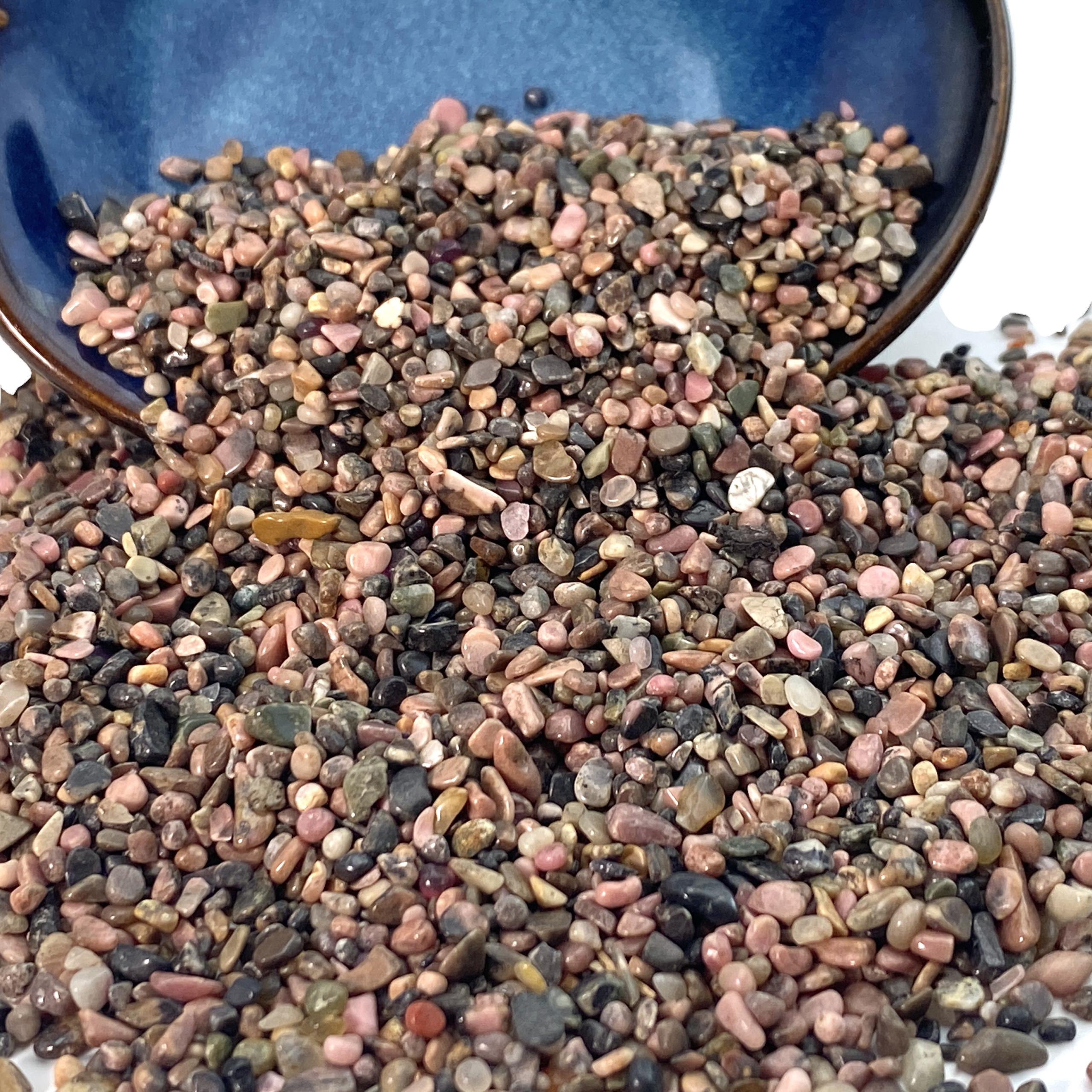 Rhodonit · Trommelsteine, 100 g – Bild 3