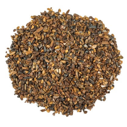 Tigerauge · Trommelsteine, 200 g, 5–7 mm