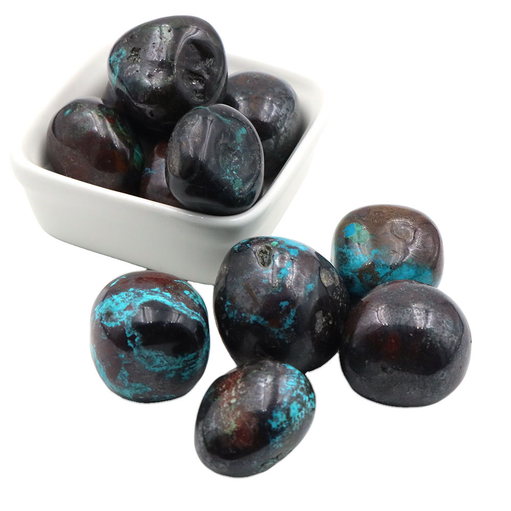 Türkis · Trommelsteine, 200 g – Bild 3