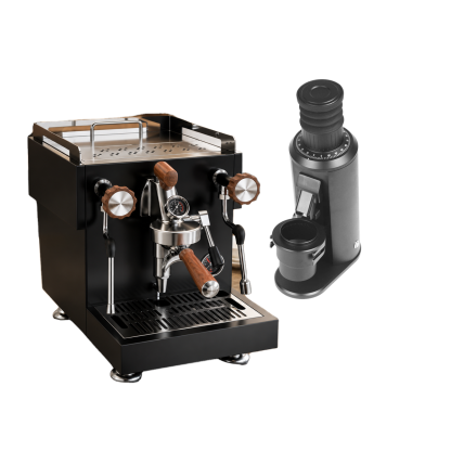 omaneo.KARIN mit KURT · E61-Siebträger und Single-Dose-Mühle 50 mm