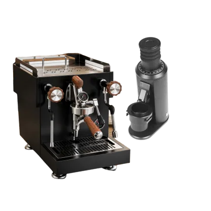 omaneo.KARIN mit KURT · E61-Siebträger und Single-Dose-Mühle 50 mm