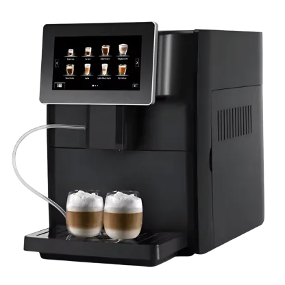 omaneo.SARAH · Kaffeevollautomat mit 7-Zoll-Touchscreen und Milchsystem